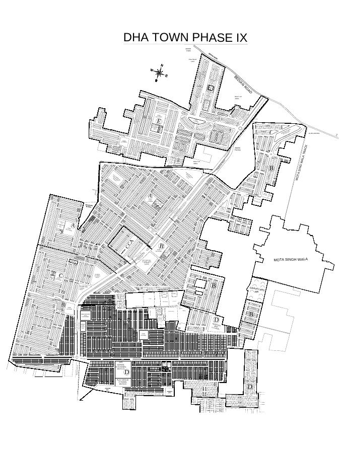 DHA Phase 9 Town — Master Plan — Abdul's Venture, DHA Lahore